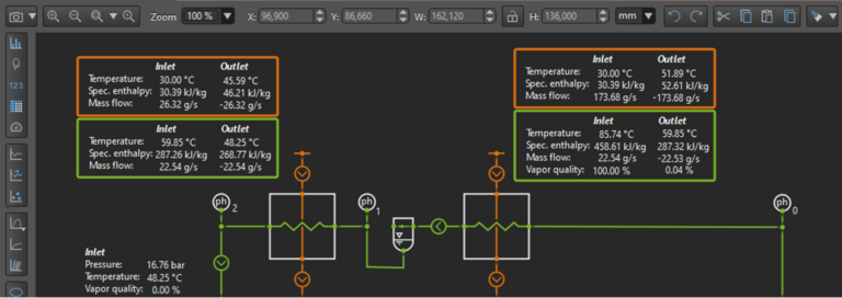 View of the new DaVE layout Image of the new layout of DaVE with a horizontal action toolbar and a vertical instrument toolbar.